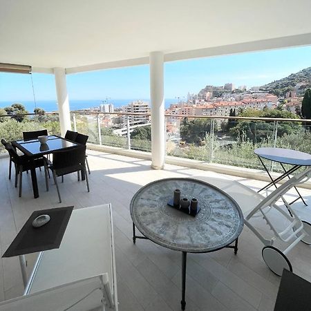 Grand 3 Pieces Avec Terrasse Vue Mer Tout Confort Beausoleil Exterior foto