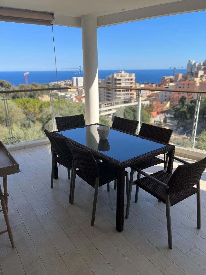 Grand 3 Pieces Avec Terrasse Vue Mer Tout Confort Beausoleil Exterior foto